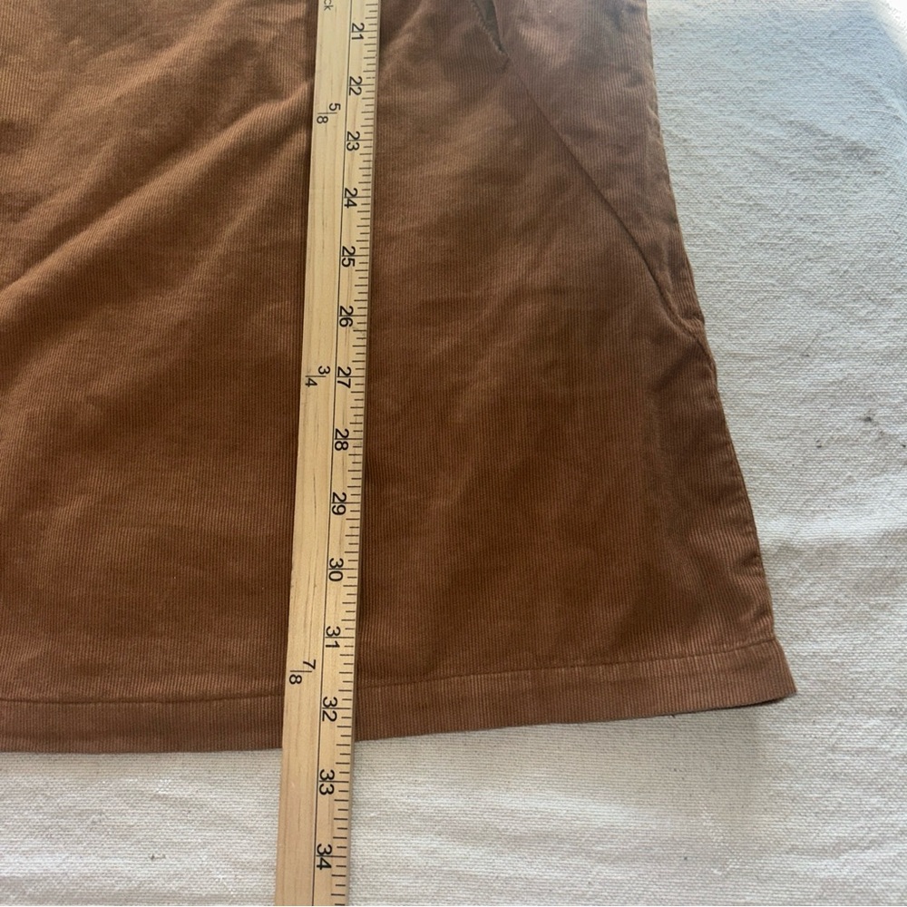 Velvet‎ By Graham And Spencer Anthropologie Puffed Sleeve Corduroy Brown Dress S - Picture 6 of 9